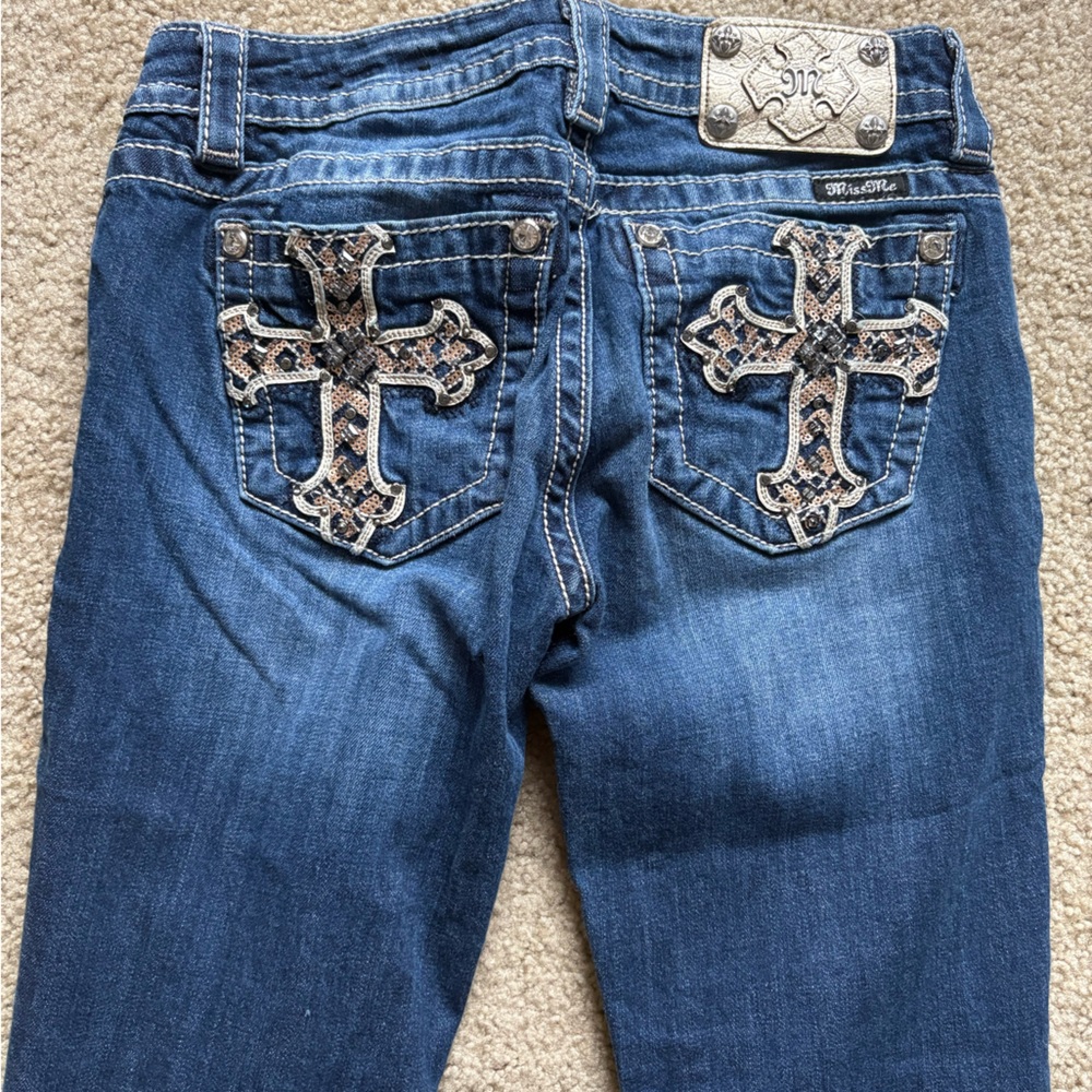 Miss me bling jeans cross